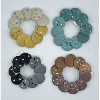 BRACCIALE IN LEGNO COLORATO