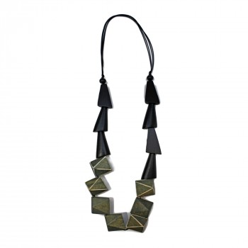 COLLANA  LEGNO