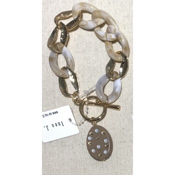 BRACCIALE IN RESINA E STRASS